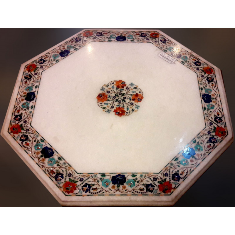 Marble Table Top With Inlay 
