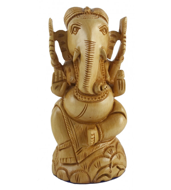 PAINTED ELEPHANT KADAM WOOD 6 INCH