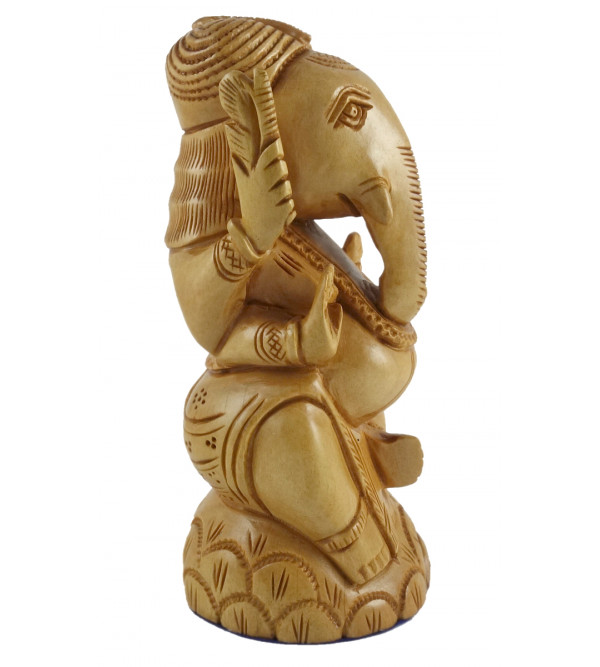 PAINTED ELEPHANT KADAM WOOD 6 INCH