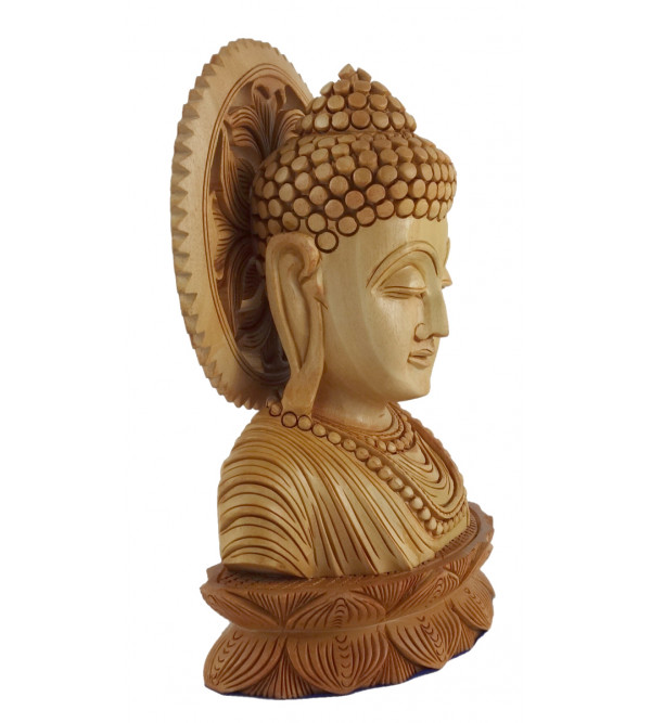 KADAM WOOD BUDDHA FACE 6 Inch