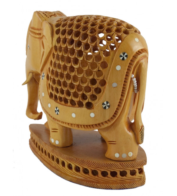 KADAM WOOD ELEPHANT UNDERCUT 6INCH