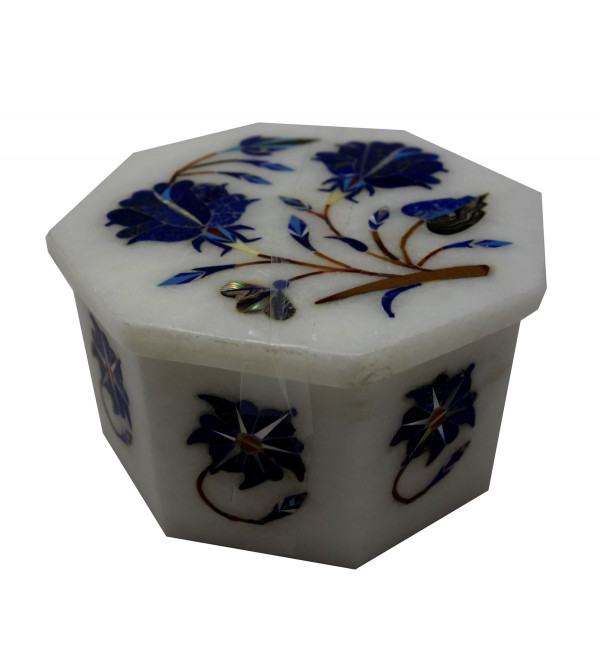 marble inlay box 3x3 inch