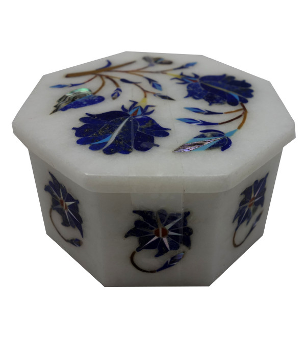 marble inlay box 3x3 inch