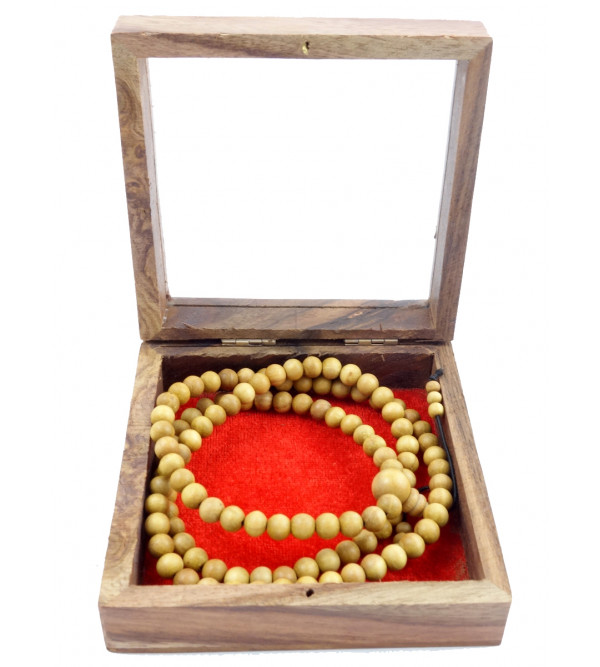 Sandal Wood Japmala A Grade 6 MM 108 Beads 