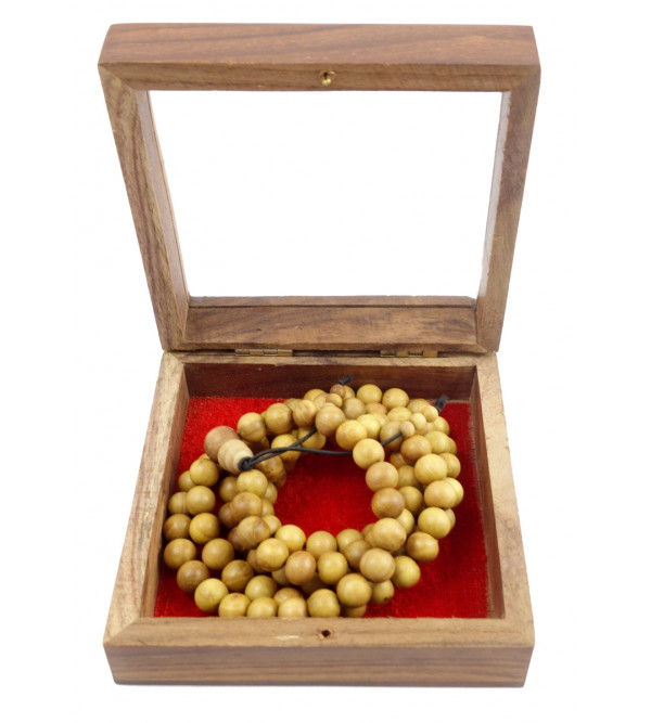 Sandal Wood Japmala A Grade 8 MM 108 Beads 