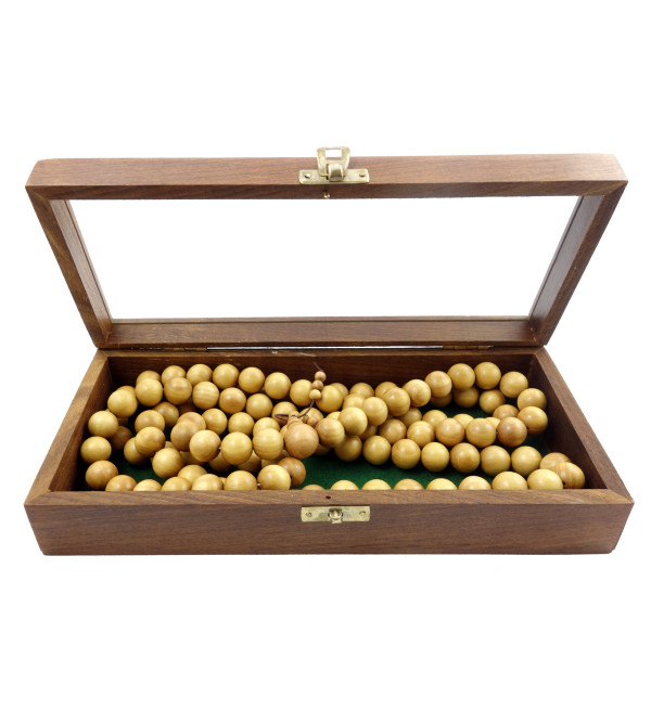 Sandalwood Japmala A-Grade – 16 MM (108 Beads)