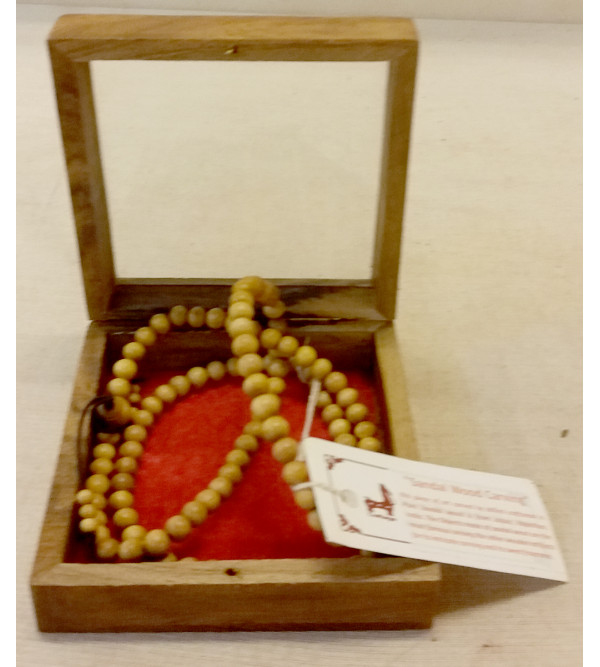 Sandalwood Japmala A-Grade – 06 MM (108 Beads)