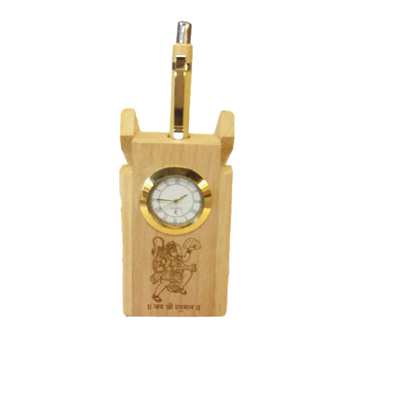 Wooden Handcrafted Gift set Of Pen with Watch