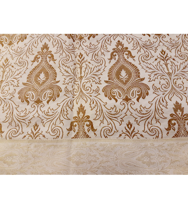 Brocade Handwoven Table Cover from Banaras Size 60x60 Inch 