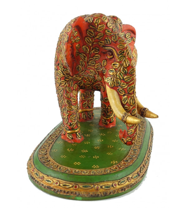 Kadamba wood Handcrafted and Hand painted Elephant