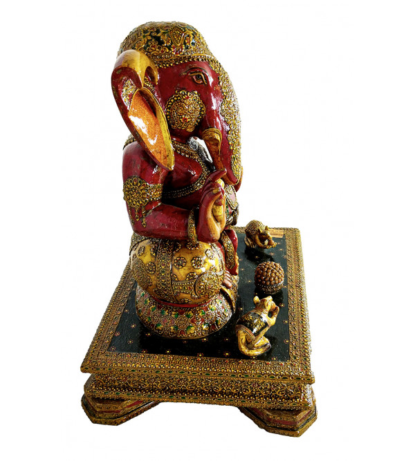 Ganesha Fine Carved Kadamwood 18 Inch 
