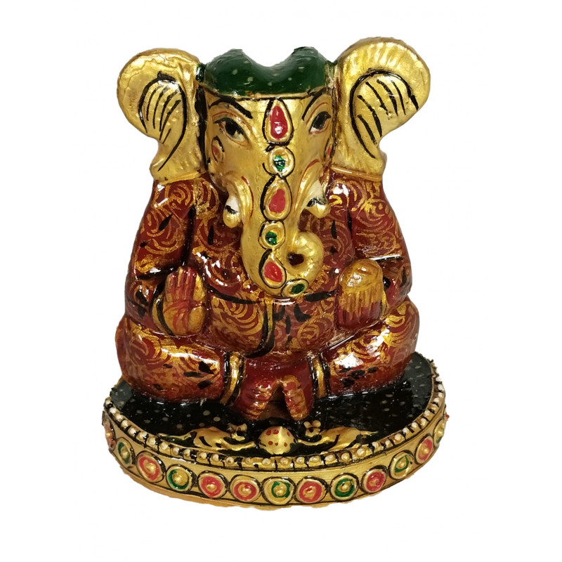 Painted Ganesha Special Work 3 Inch 