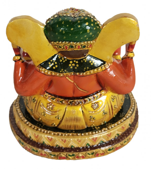 Painted Ganesha Special Work 5 Inch 