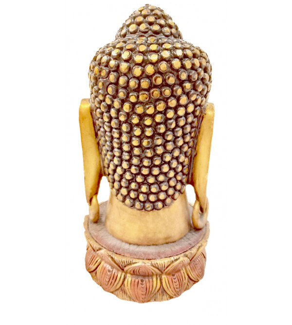 Kadamba Wood Handcrafted Lord Buddha Head 