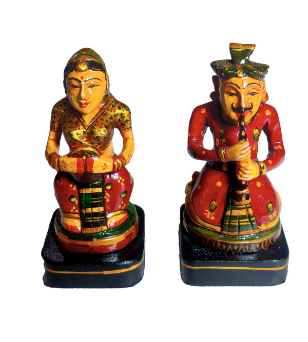 Kadamba Wood Handcrafted Figure of Set of Musicians
