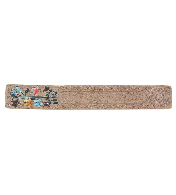 HANDICRAFT SOFT STONE PAINTED INCENSE HOLDER