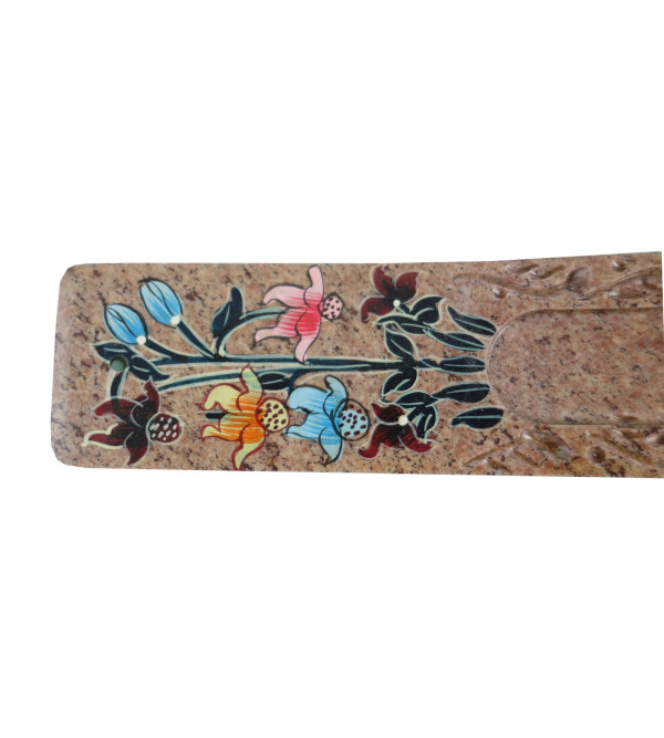 HANDICRAFT SOFT STONE PAINTED INCENSE HOLDER