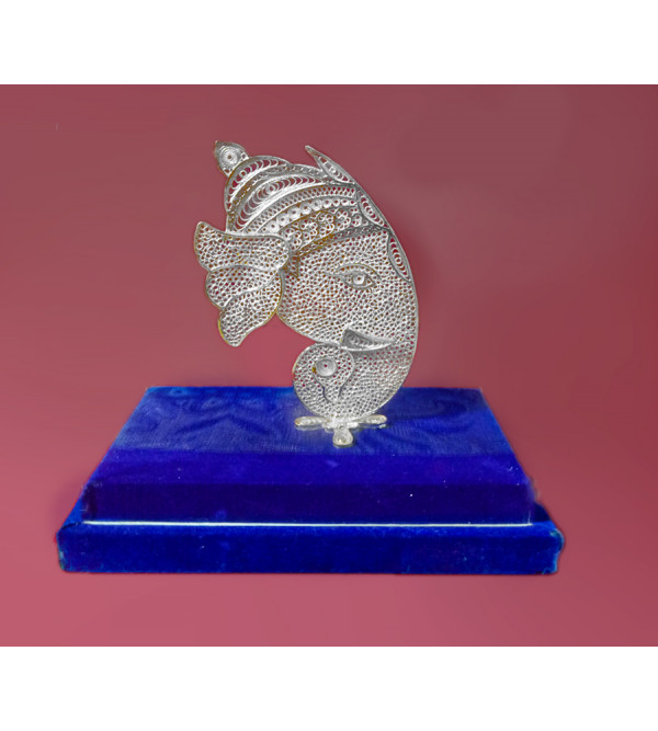 Filigree Silver Handcrafted Lord Ganesha