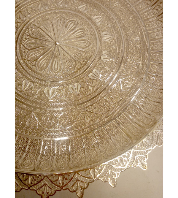 Filigree Silver Handcrafted Plate
