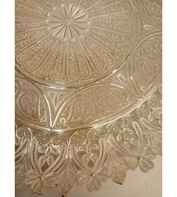 Filigree Silver Handcrafted Plate