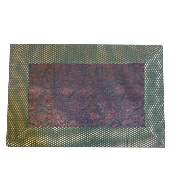 HANDICRAFT MAT SILK 7 PCS SET BANARAS 13x19 INCH 