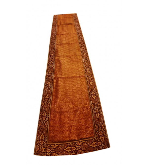 Silk Brocade Handwoven Runner Size 13x72 Inch