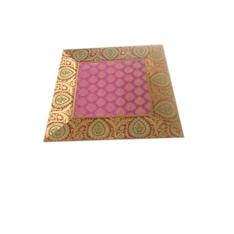 16X16 INCH ZARI BROCADE CUSHION COVER