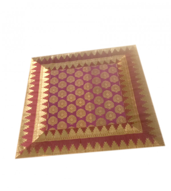 16X16 INCH ZARI BROCADE CUSHION COVER