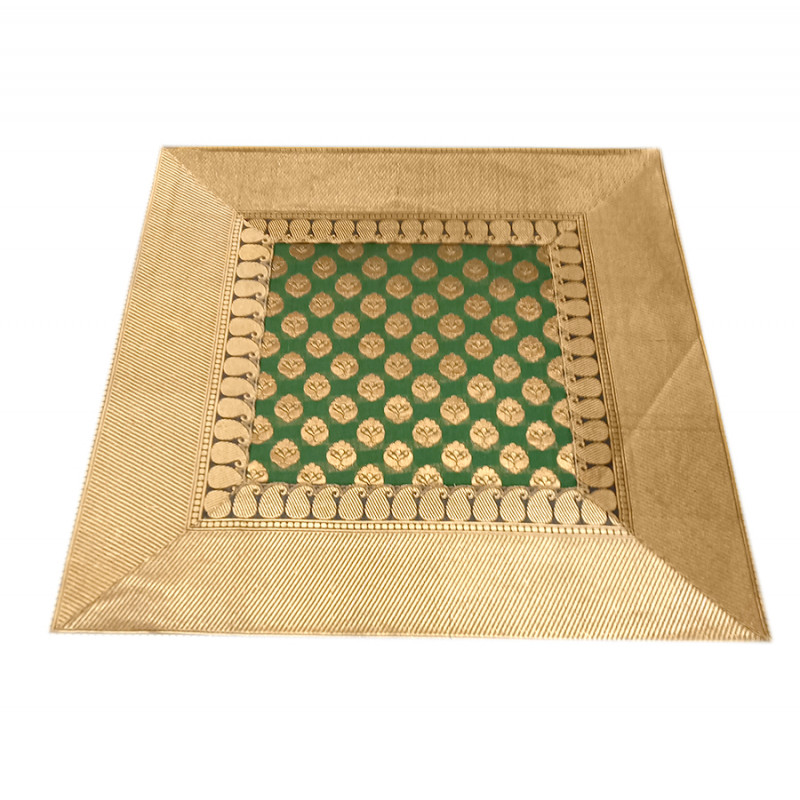 16X16 INCH ZARI BROCADE CUSHION COVER