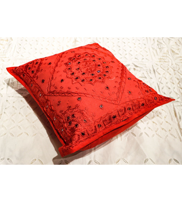 Cushion Cover With Pakka Embroidered