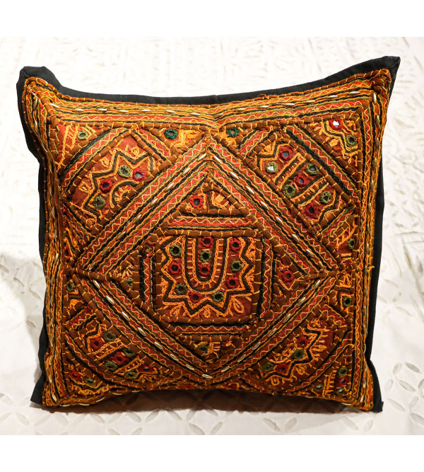 Cushion Cover With Dhaa Embroidered