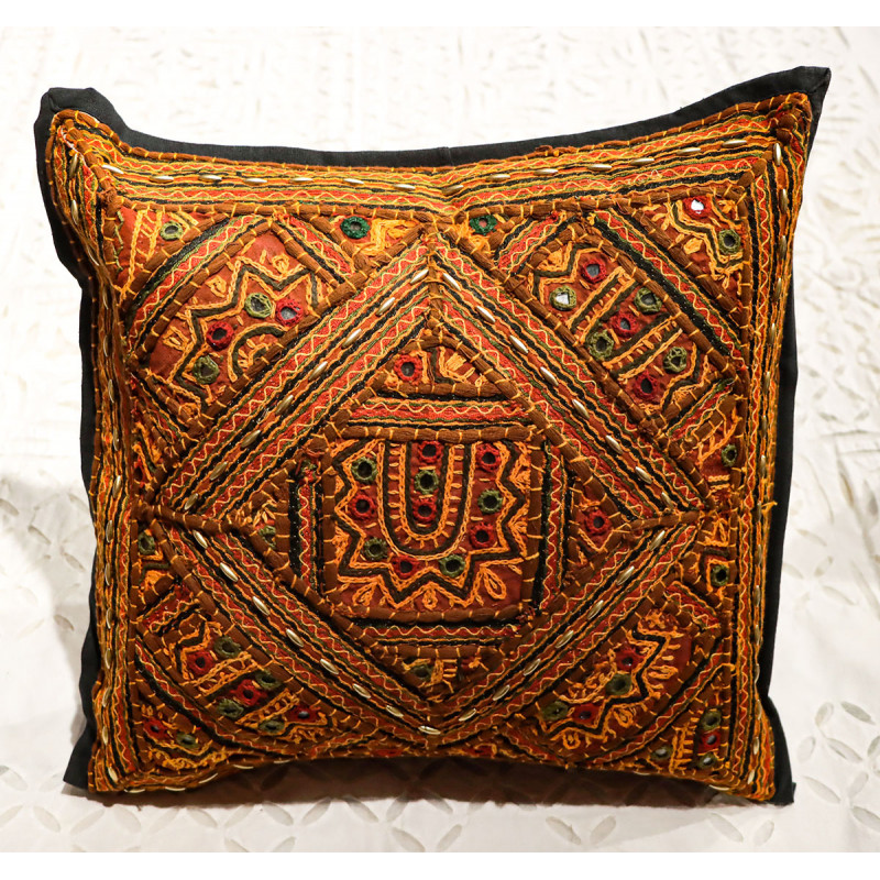 Cushion Cover With Dhaa Embroidered