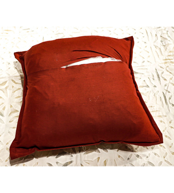 Cushion Cover With Ari Zari Embroidered 