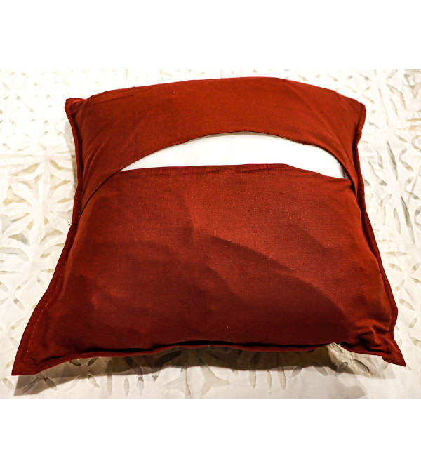 Cushion Cover With Ari Zari Embroidered