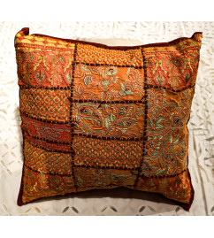 Cushion Cover With Ari Zari Embroidered