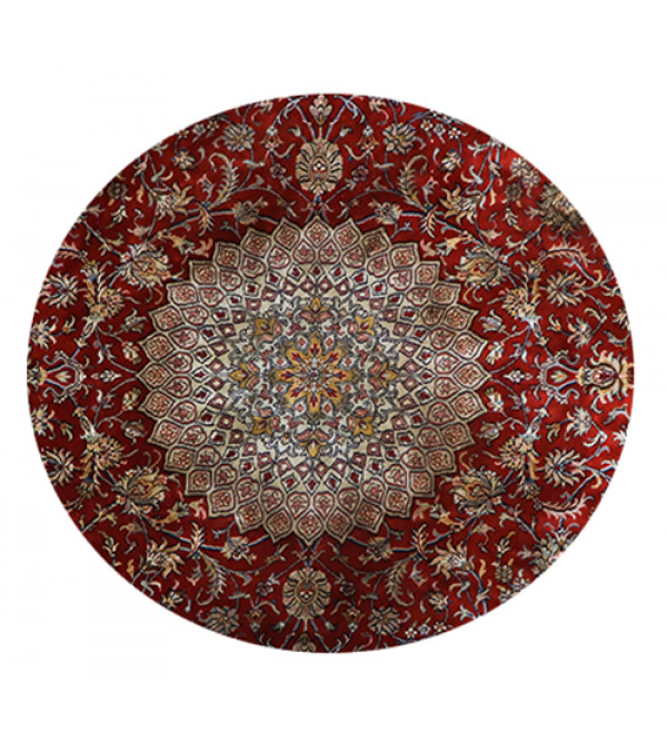 Kashmir Carpet Hand-knotted Silk x Silk Size 4x6ft. ( Note:- Packing & Shipping Charges will be Extra as per actual.)