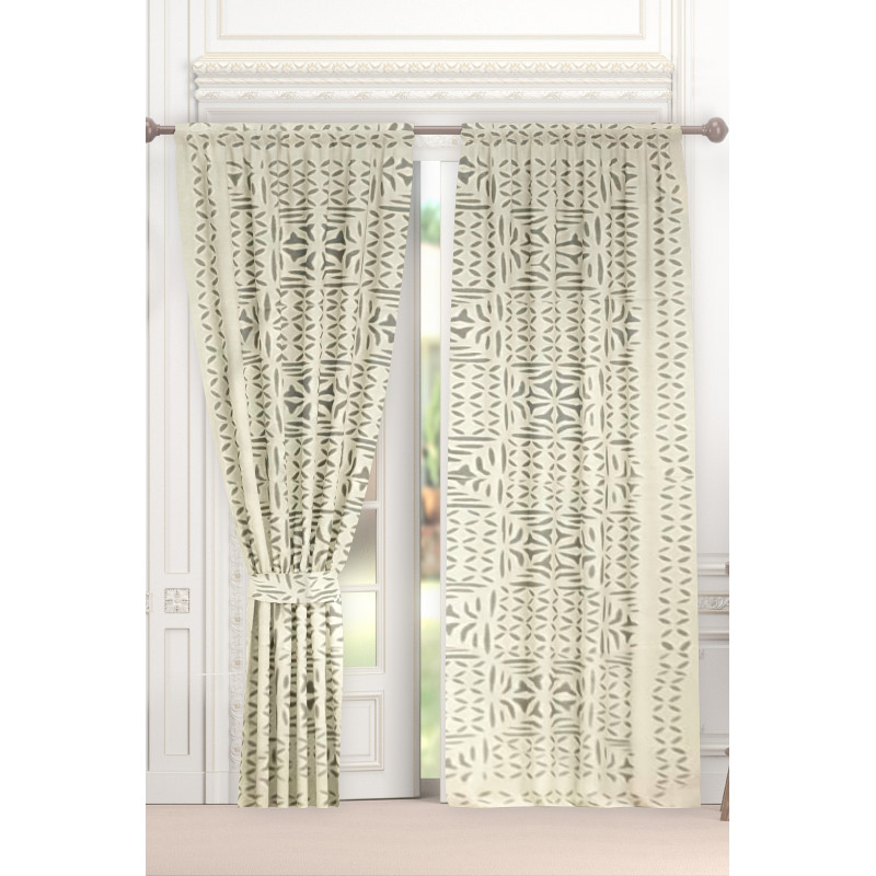 Cottage Handmade Curtain With Cut Work