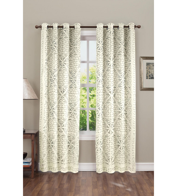 Cottage Handmade Curtain With Cut Work