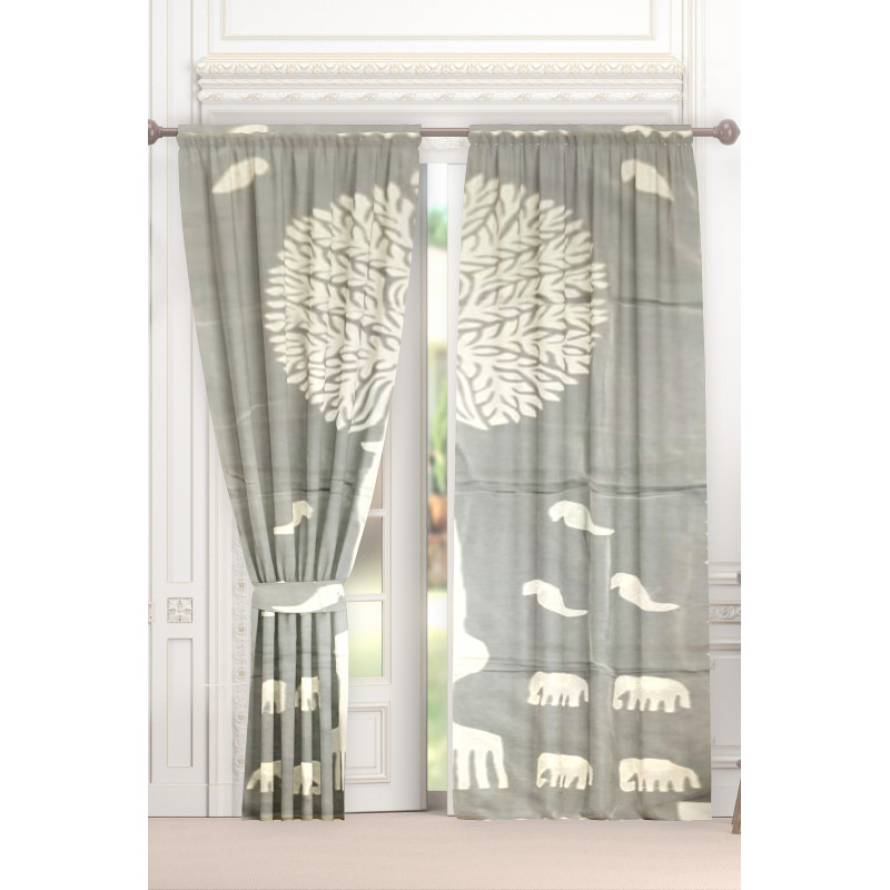 Cottage Handmade Curtain With Cut Work