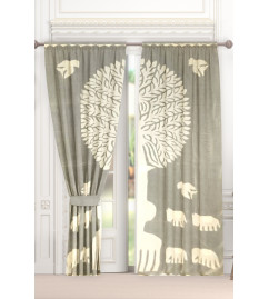 Cottage Handmade Curtain With Cut Work