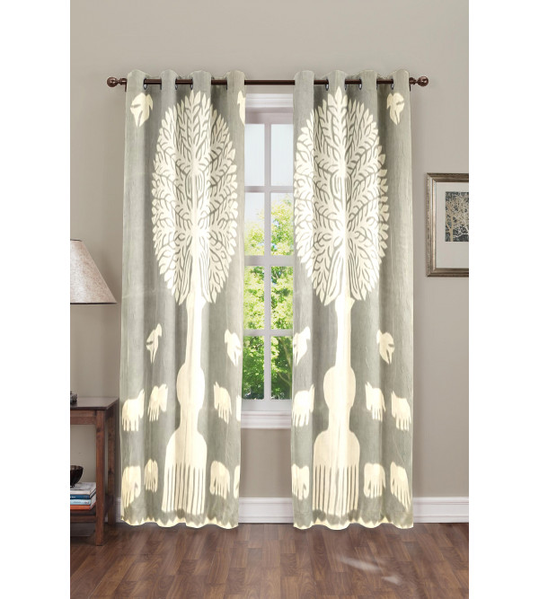 Cottage Handmade Curtain With Cut Work