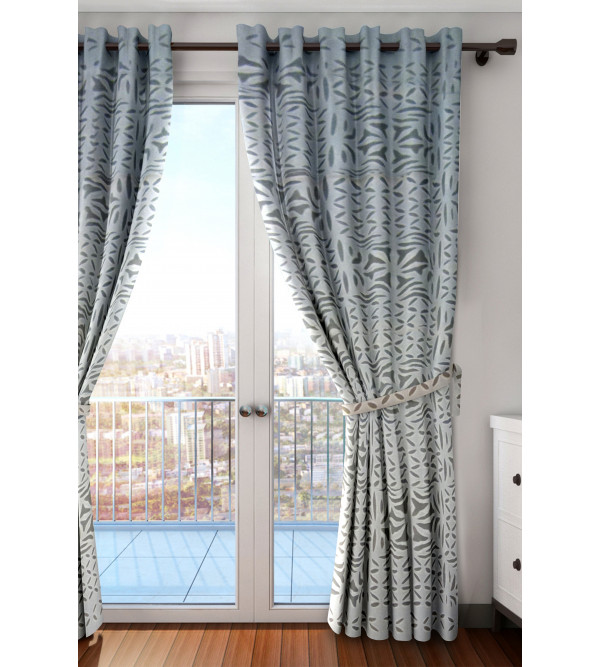 Cotton Door Curtain Cut Work Size:- 44X84 Inch