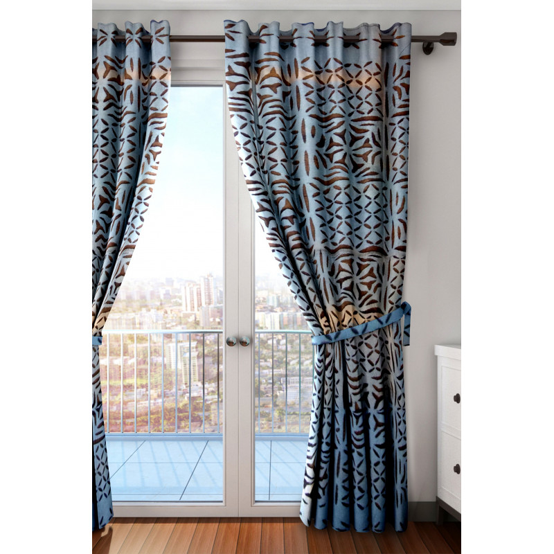 Cotton Embroidered Curtain 