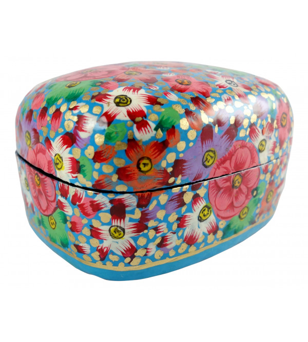 HANDICRAFT PAPER MACHE ASSORTED DESIGNS JUMBU BOX 3 INCH