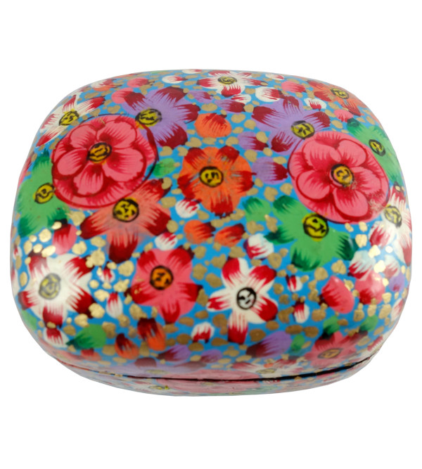 HANDICRAFT PAPER MACHE ASSORTED DESIGNS JUMBU BOX 3 INCH