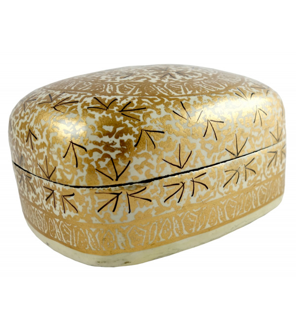 PAPER MACHE BOX JUMBO ASSORTED DESIGN 3.5 INCH