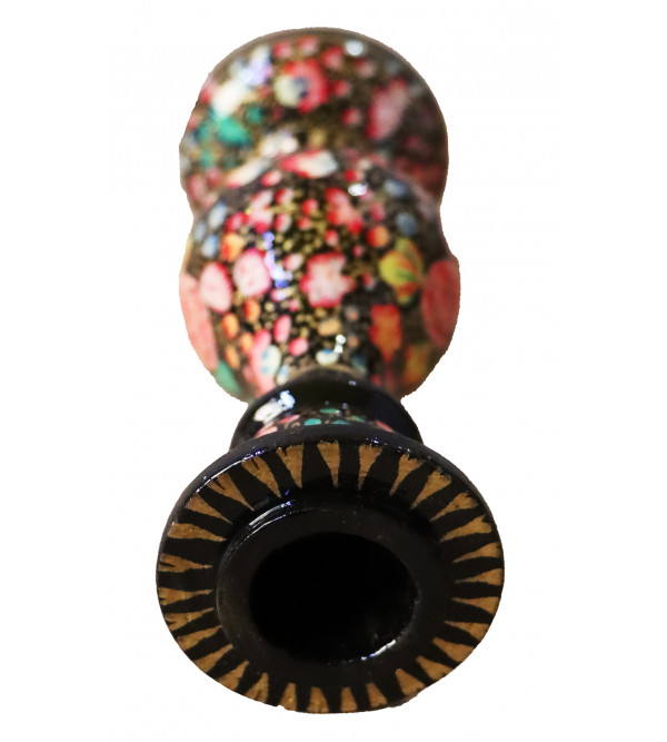 Paper Mache Candle Stand – 6 Inch (Assorted Colours & Design)