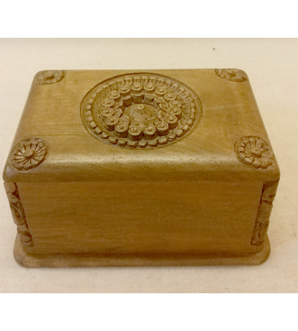 Walnut Wood Handcrafted Carved Box