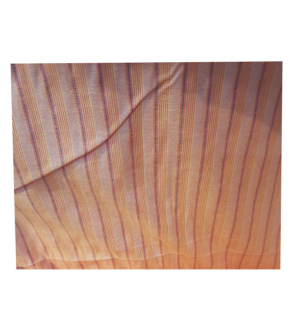 Cotton Handwoven Stripe Fabric Width 44 Inch