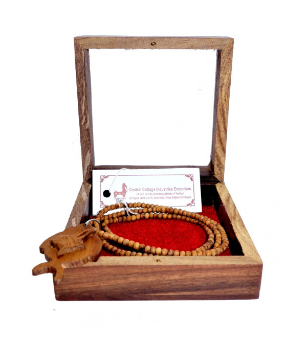 Sandalwood Handcrafted Rosary ( Japmala ) with Pendant